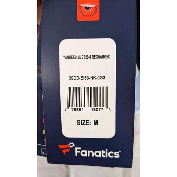 NWT! Fanatics Genuine Merch NEW YORK YANKEES Hoodie Blue/Gray Women's M - Picture 4 of 10